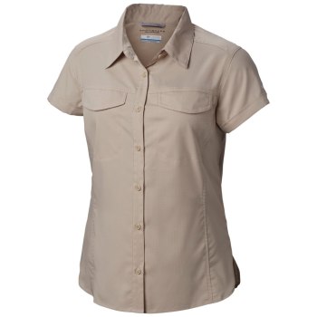 Columbia Silver Ridge Lite Short Sleeve, Camisa Kaki Para Mujer | 603985-HUS